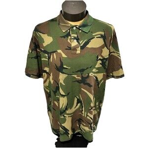 Men's Polo Ralph Lauren Camouflage Short Sleeve Polo Shirt Size L ? Read